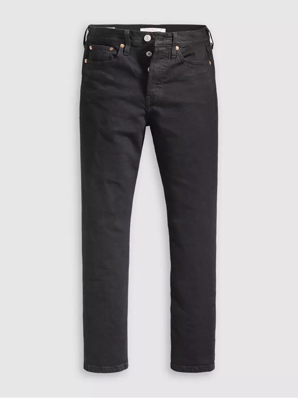 Levi's Wedgie Women's Black Straight Leg Jeans - Classic Five-Pocket